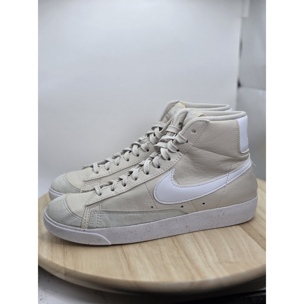 Women's Size 9 - Nike Blazer‎ Mid 77 'Light Orewood Brown' White DQ4124-100